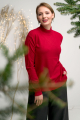 Πουλόβερ με χαμηλό ζιβάγκο plus size-678B