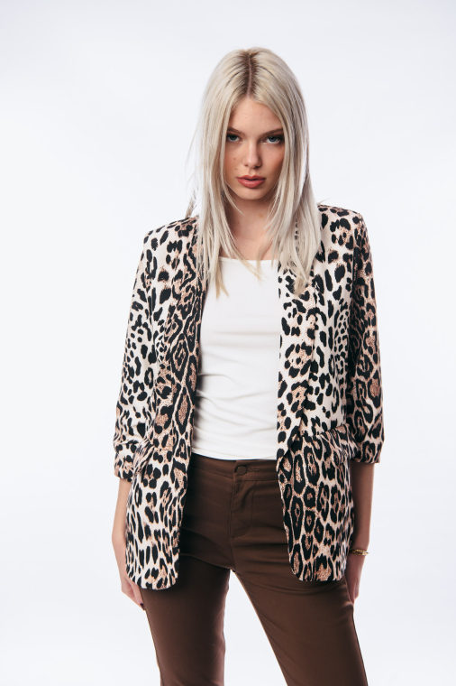 Σακάκι animal print-1821