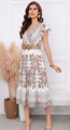 Γυναικείο Midi Αέρινο Φόρεμα με Ethnic Κεντήματα Paisley-A26671