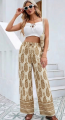 Γυναικεία Αέρινη Παντελόνα με Ethnic Σχέδια Paisley-WF2901