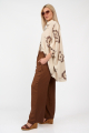 Γυναικείο Oversized Λευκό Πουκάμισο με Floral Κεντήματα-CL128